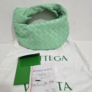 Bottega Veneta Intrecciato Mini Jodie Bag in Fountaim Green